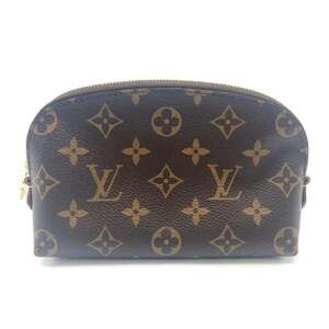 LOUIS VUITTON Brown Monogram Canvas Pochette Pouch